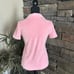 Helmut Lang Terry-cloth Polo Shirt In Orchid | Size XS Barbiecore Resort Wear