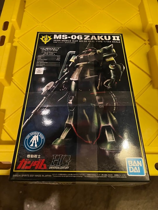 HG 1/144 THE GUNDAM BASE LIMITED MS-06 ZAKU Ⅱ(21stCENTURY REAL TYPE Ver.)
