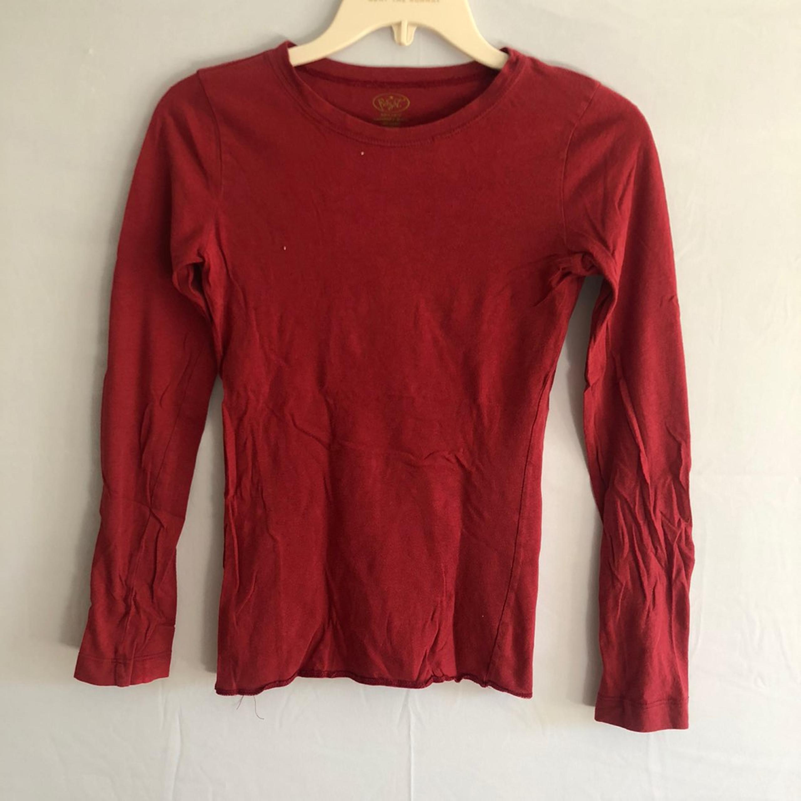 Red orange shirt
