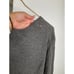 XL 100% Cashmere Original Weatherproof Vintage Gray Sweater V Neck Mens
