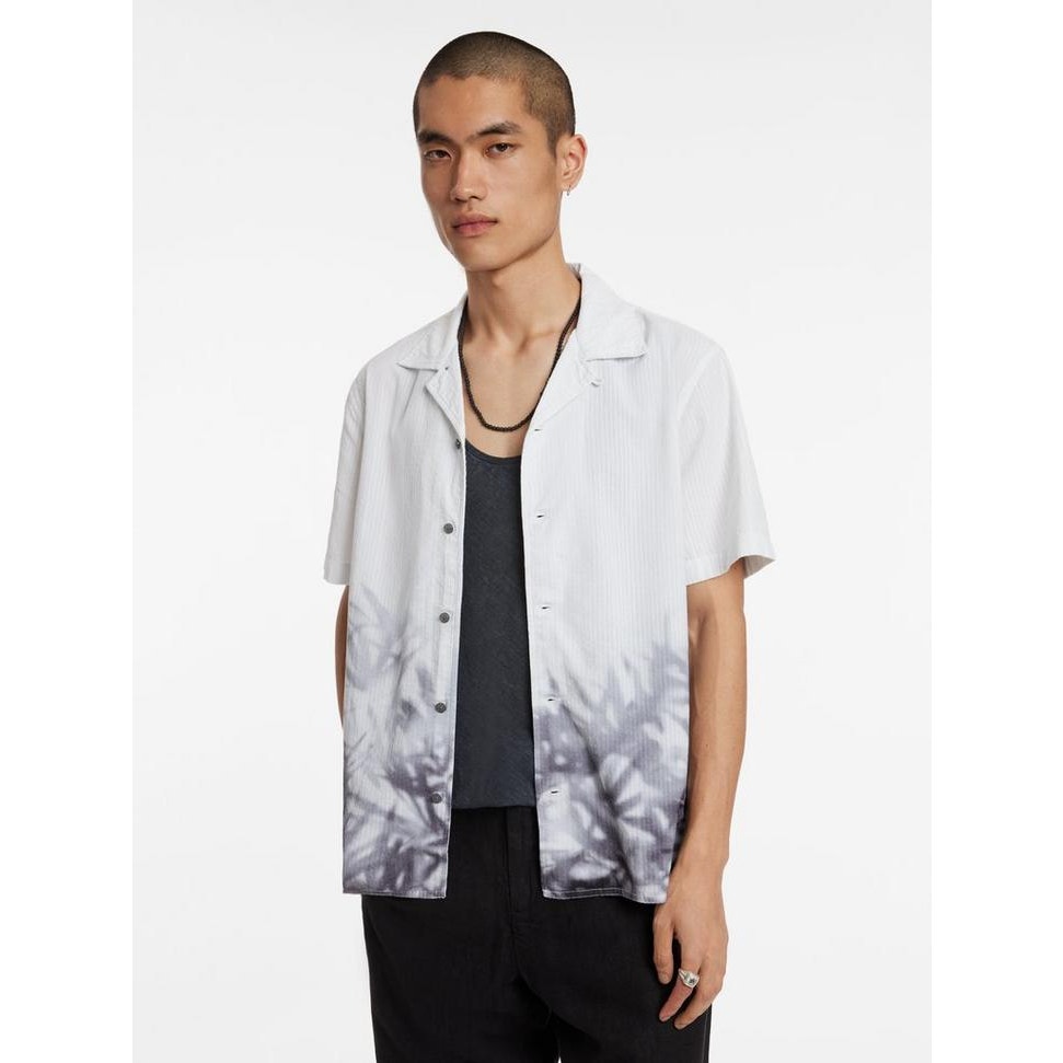 John varvatos DANNY CAMP SHIRT S White