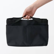 Black Nylon Tote Bag