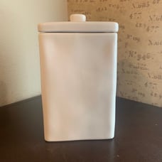 Rae Dunn HTF Blank Ghost Canister
