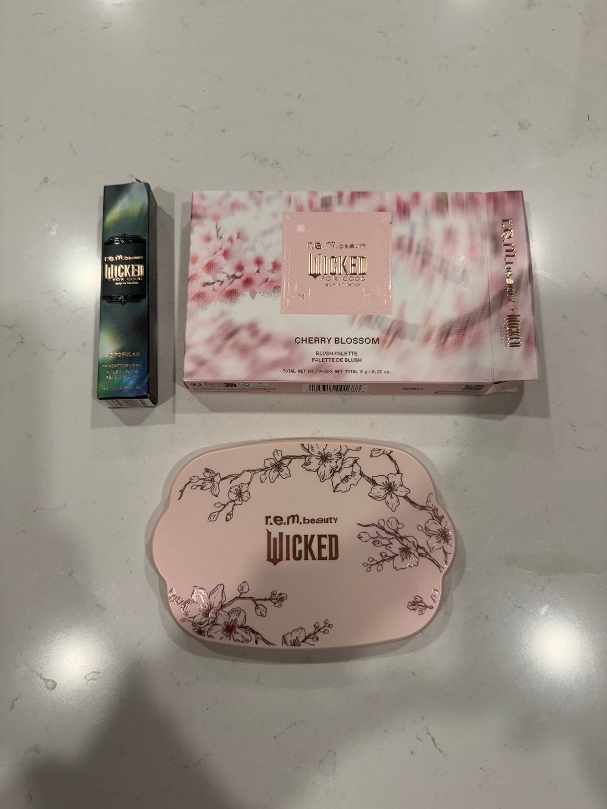 R.E.M. Beauty x Wicked Cherry Blush Palette & So Popular PH Adapting Lip Gloss