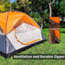 2 Person Family Camping Tent Portable Lightweight Waterproof Beach Camping Gear