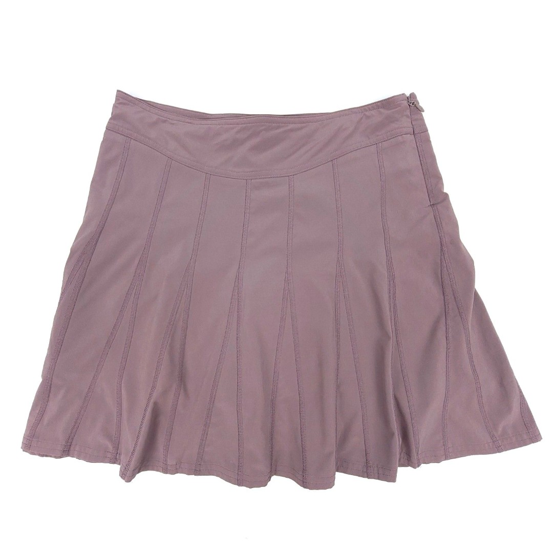 ATHLETA Wear About Skort A-Line Mini Athletic Tennis Skirt Golf Mauve 8 Gorpcore