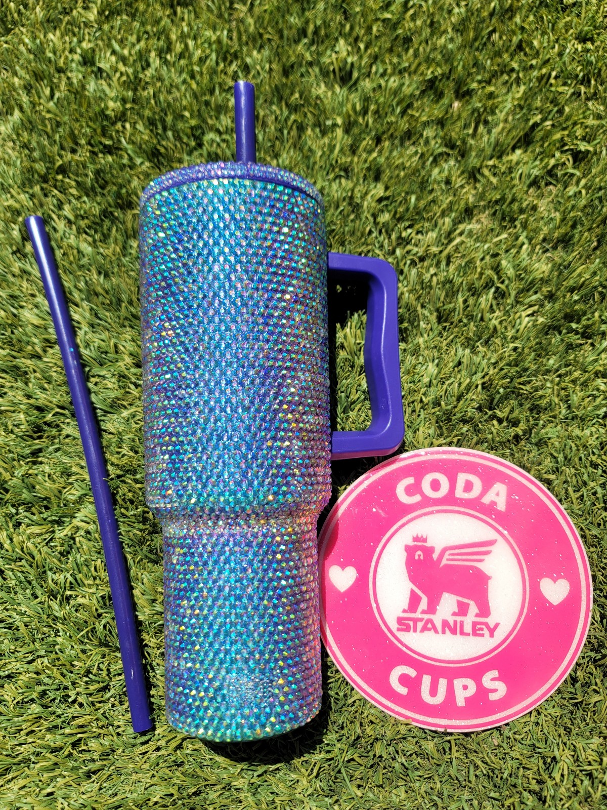 Simple Modern Prism 40oz SM Trek Tumbler Custom Blinged Bedazzled Rhinestone