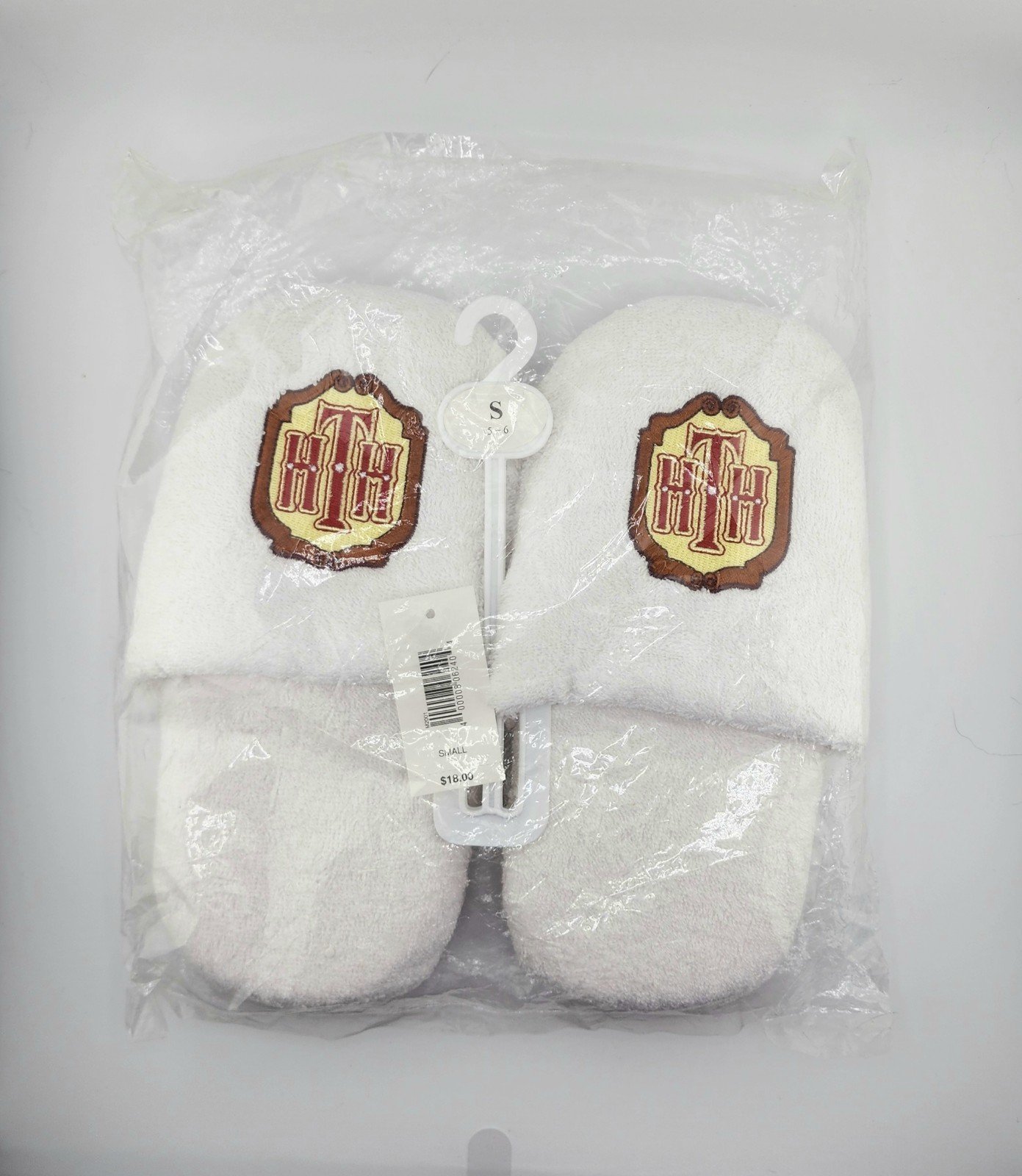 RARE! Disney Hollywood Tower Hotel Scuff Slippers - Size S (5-6) - Unopened NWT