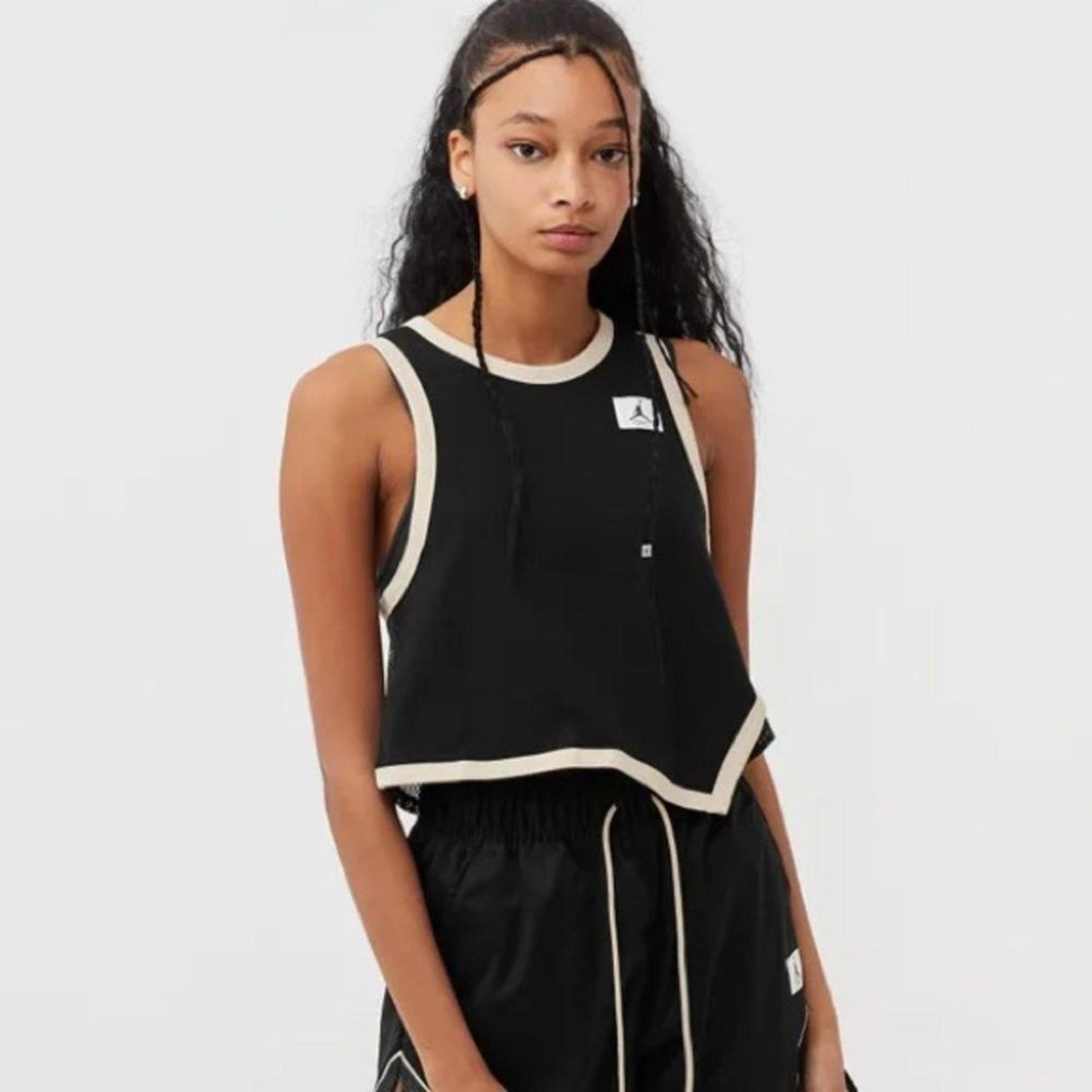 NWT Women's Jordan Black Mesh Tank Top Size Small