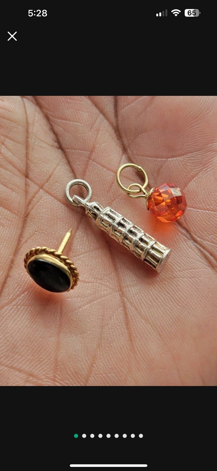 JEWELRY LOT PURE 14K PING AND 14K GOLD PENDANT AND PURE 800 SILVER ALL FOR 149
