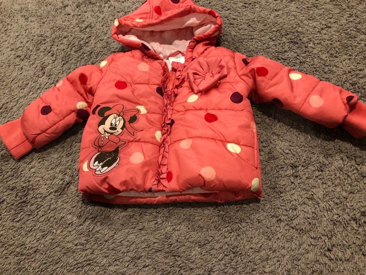 Disney Baby Minnie Pink Puffer