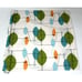 Emvency Throw Pillow Covers MCM Pattern Atomic Age 17.5” X 17.5” Lot Of 3 READ