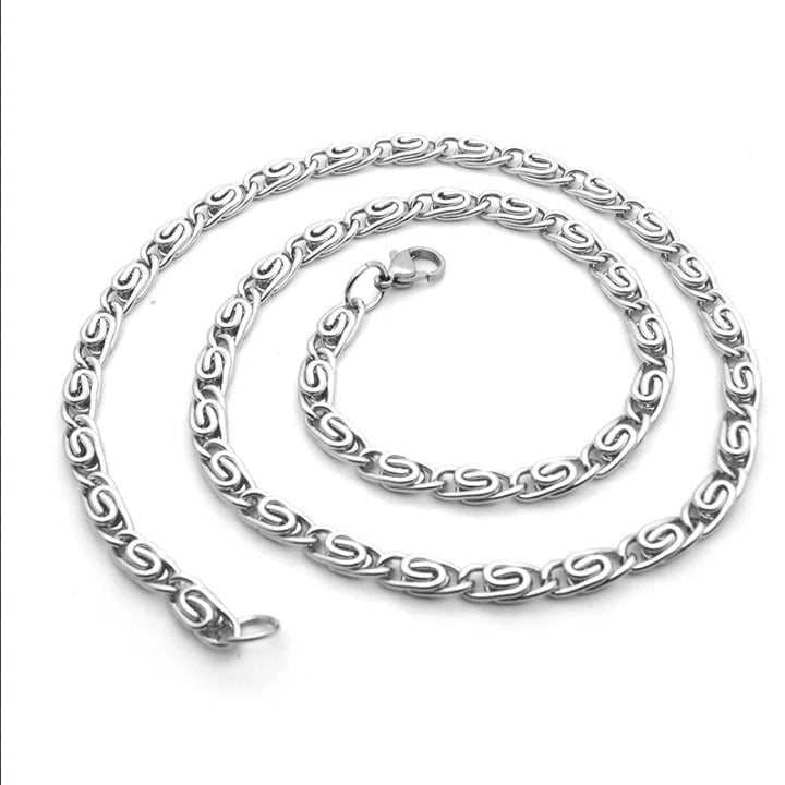 20 Womens 14K White Gold Chain Link Necklace 14 K Karat Sterling Silver Jewelry