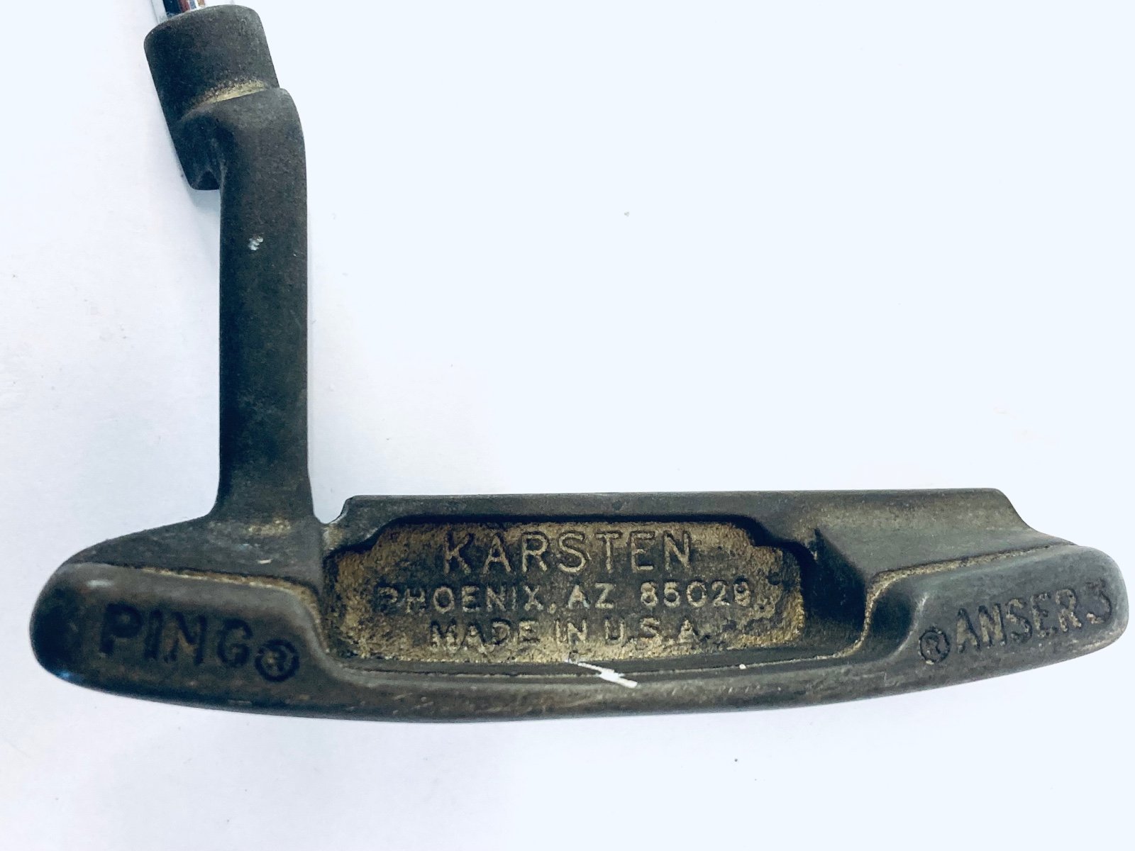 Vtg PING Anser 3 Putter RH Karsten 9990 Phoenix ARIZONA STEEL 36 Orig Grip NICE