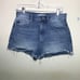KanCan Estilo 5 26 denim blue jean shorts distressed frayed