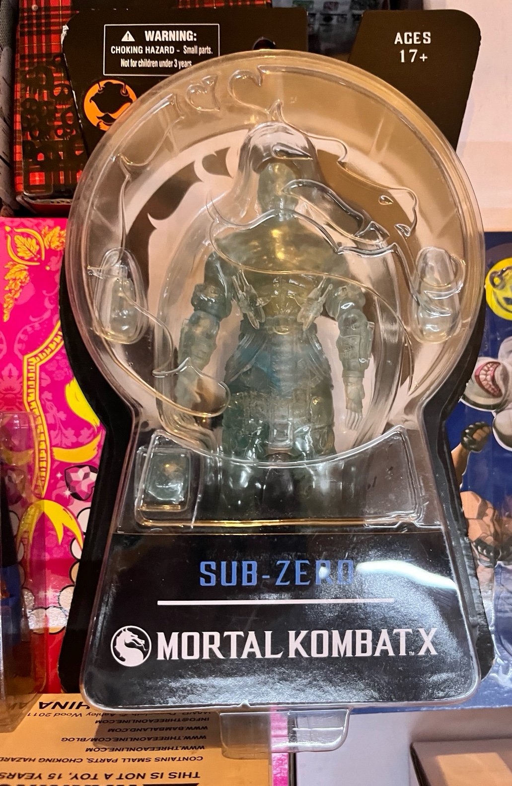 Mortal Kombat Sub-Zero 2015 Con Exclusive Mezco action figure