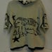 Elephant & Stars Hooded Cardigan - Large