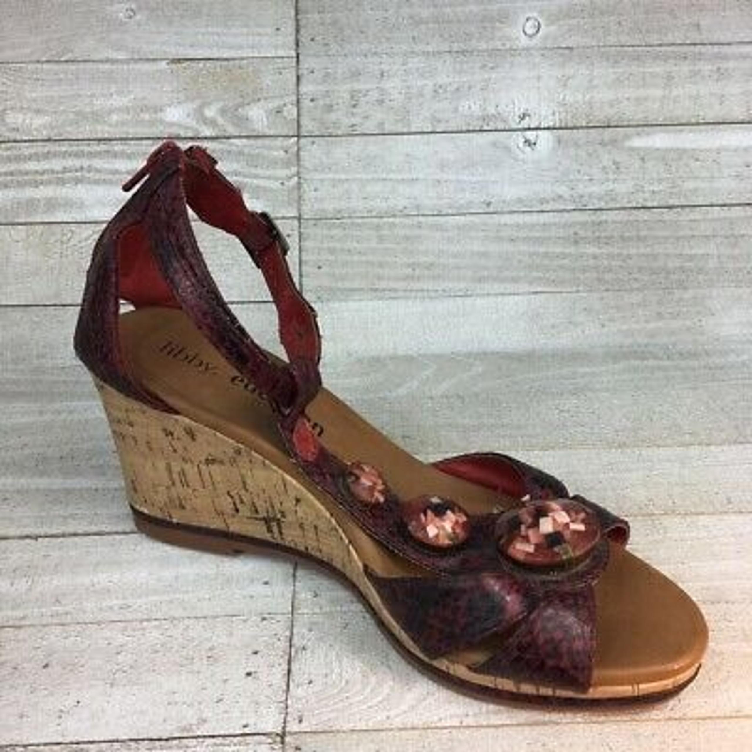 Libby Edelman Womens Bani Wedge Heel
