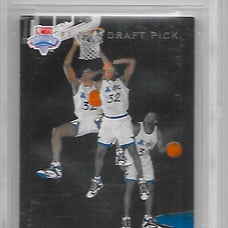 Shaquille O'Neal 1992-93 NBA Draft Pick card#1 Upper Deck Beckett 8