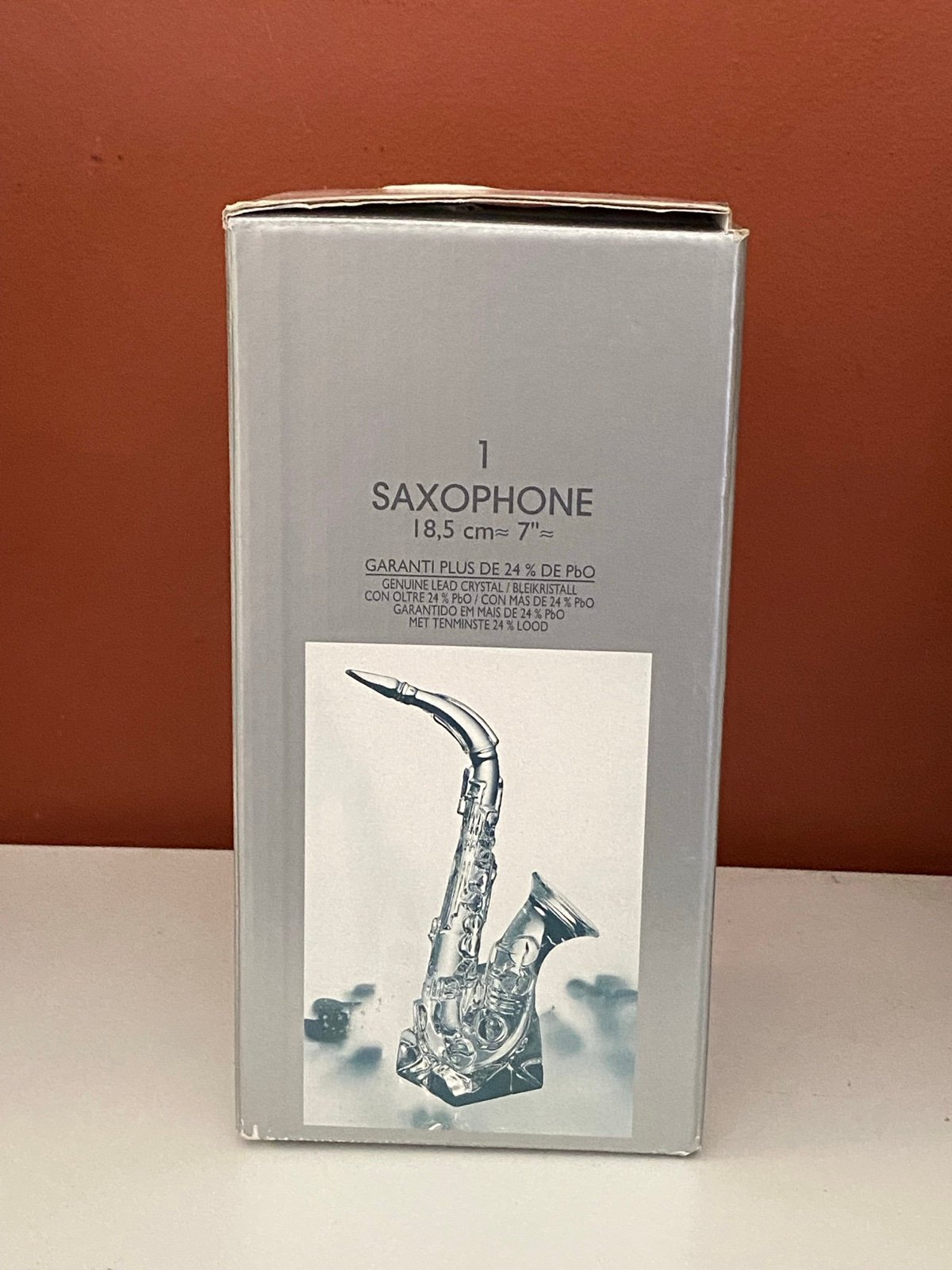 Vintage Cristal d'Arques SAXOPHONE