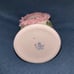 Irish Dresden Porcelain Pink Lace Easter Egg With Two Bunny Rabbits New