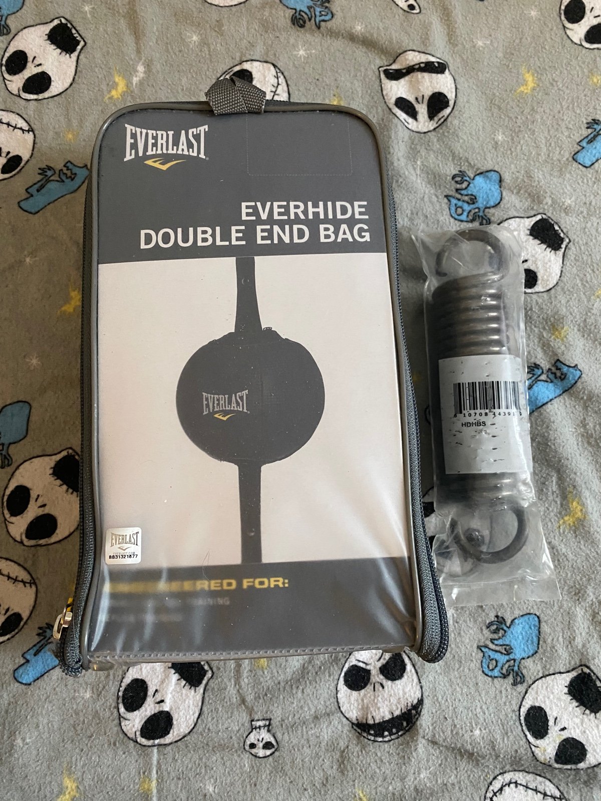 Everlast Everhide Double Ended Speed Bag and Tension Spring New!