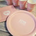 VS Love Pink Party Plates Cups