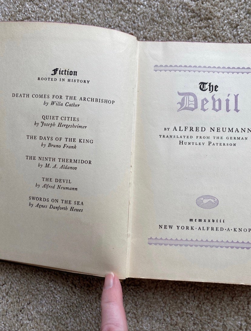 The Devil by Alfred offers Neumann