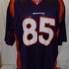 2002 NFL FOOTBALL DENVER BRONCOS ASHLEY ELEIE XL EXTRA LARGE JERSEY REEBOK