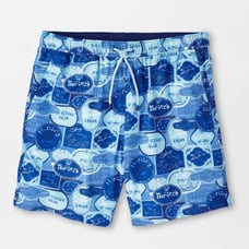 Peter Millar Vintage Labels Swim Trunk Blue Can Caddie Phone Sleeve 2XL NWT 100
