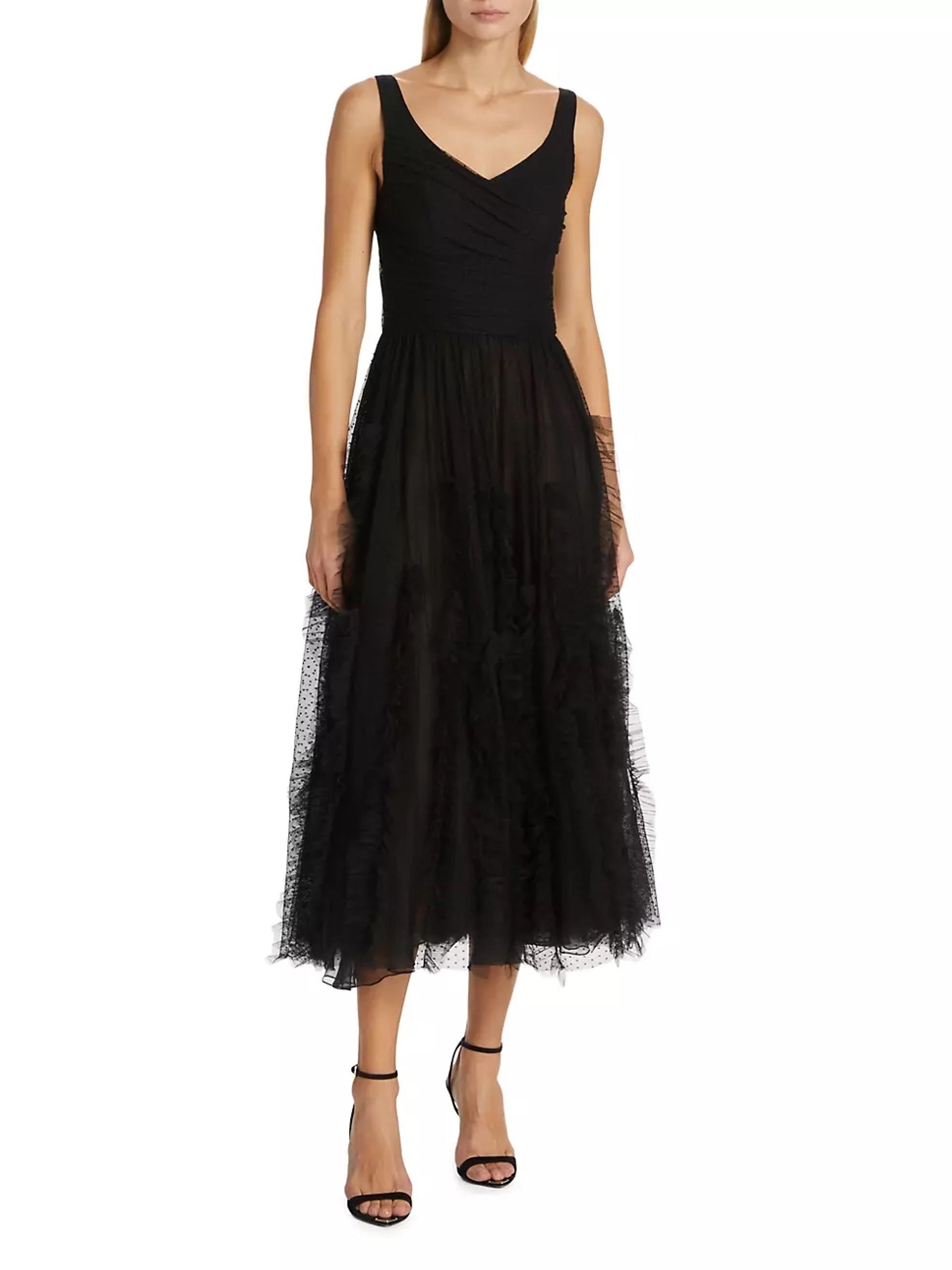 $2795 Collection Sleeveless Tulle Midi-Dress size10 - Jason Wu