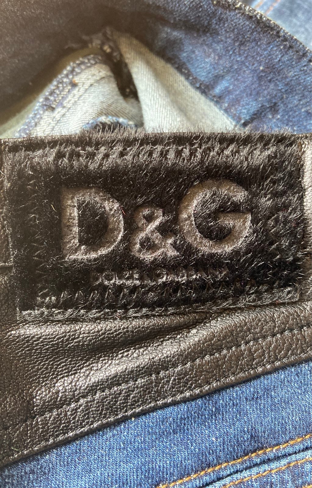 D&G Jeans real leather designed w28