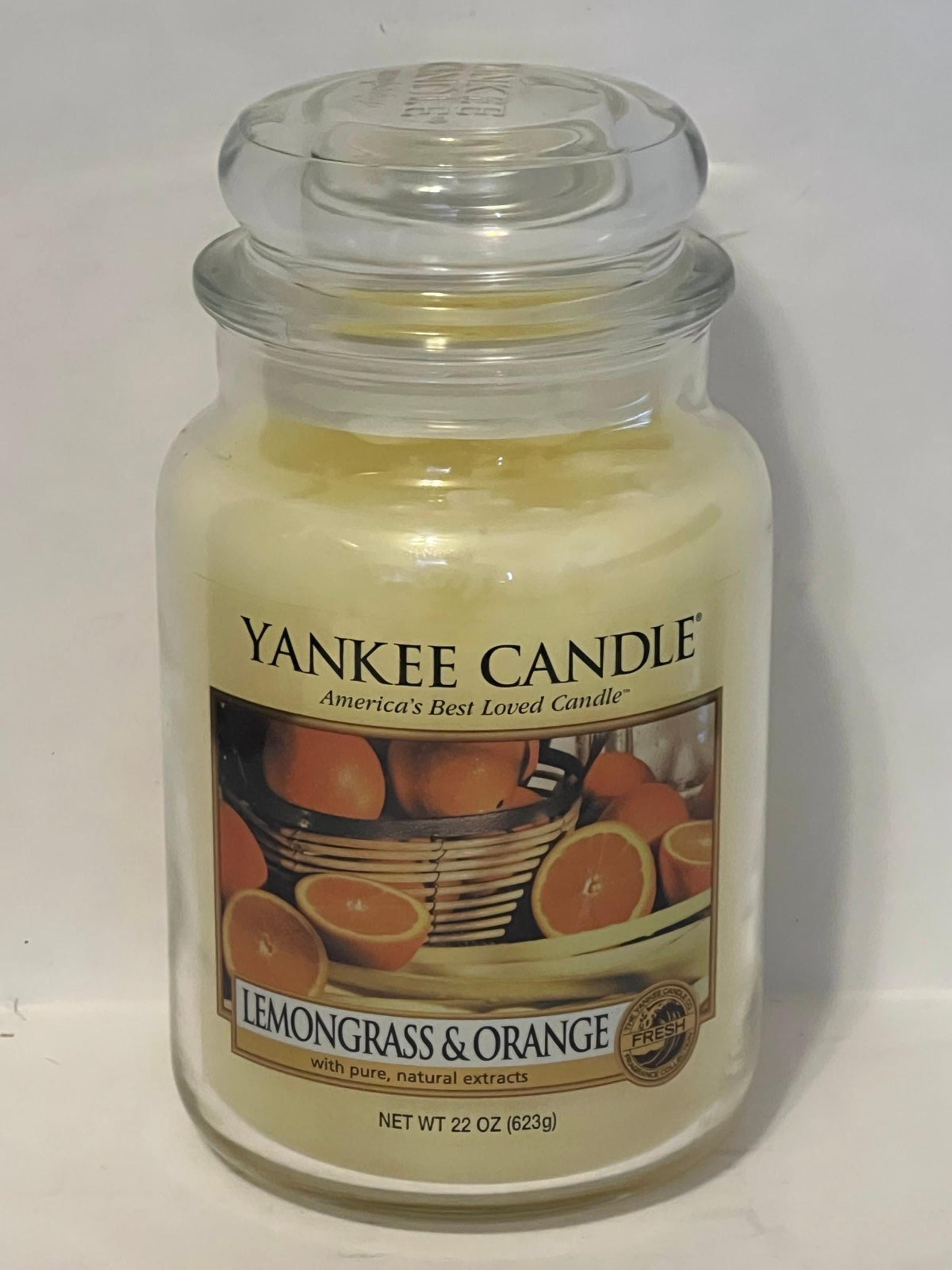 Yankee Candle RETIRED Lemongrass & Orange 22 oz FRESH