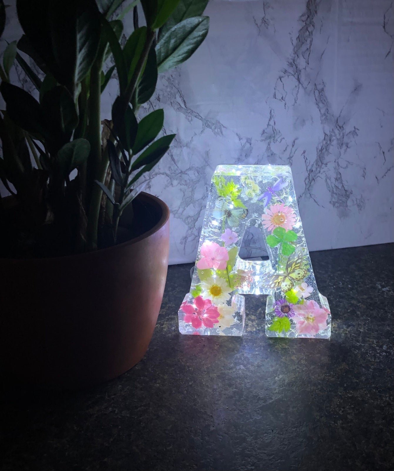 Letter [ A ] Lamp