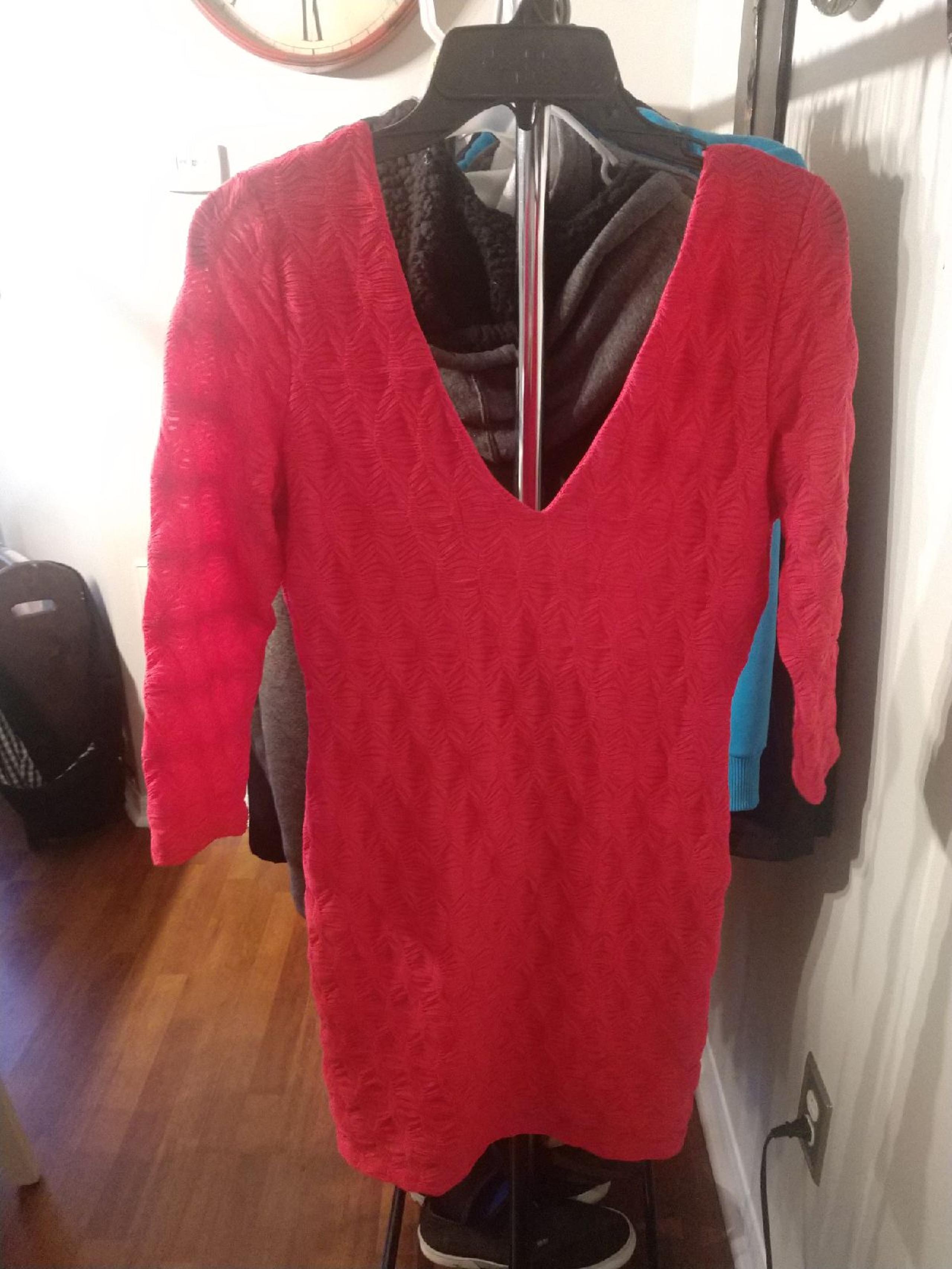 Hot pink dress