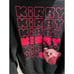 Nintendo Kirby Hoodie Adult Size Medium Black Pink Gaming Gamer