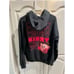 Nintendo Kirby Hoodie Adult Size Medium Black Pink Gaming Gamer