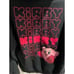 Nintendo Kirby Hoodie Adult Size Medium Black Pink Gaming Gamer