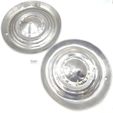 Pontiac 1952-1954 Chieftain OEM Vintage Hubcap Wheel Cover Pair 15” - White Ring