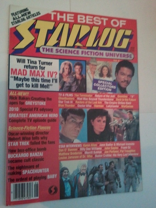 Best of Starlog 6 Gremlins Ghostbusters V Terminator Doctor Who Return of Jedi