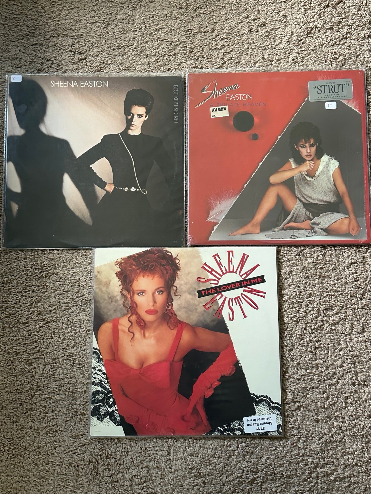 Vinyl vinyl records collection, Sheena Easton private Heaven, 12 inch LP