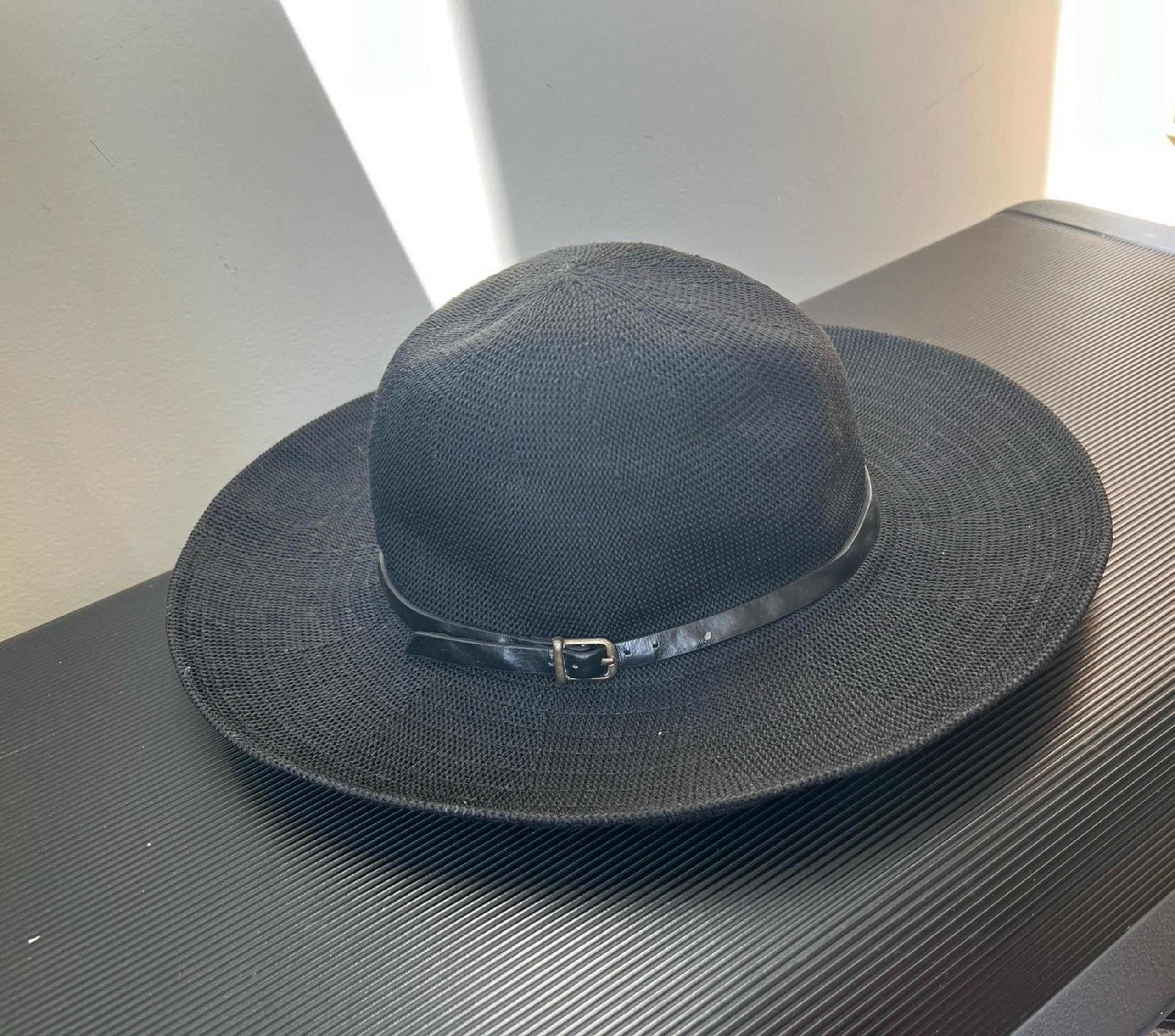 Target Woven Black Hat One Size Adult Womens