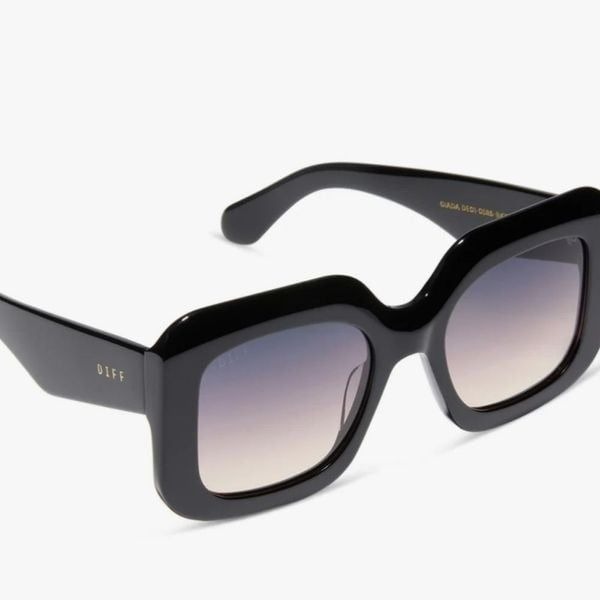DIFF Eyewear Giada Black Twilight Gradient Sunglasses