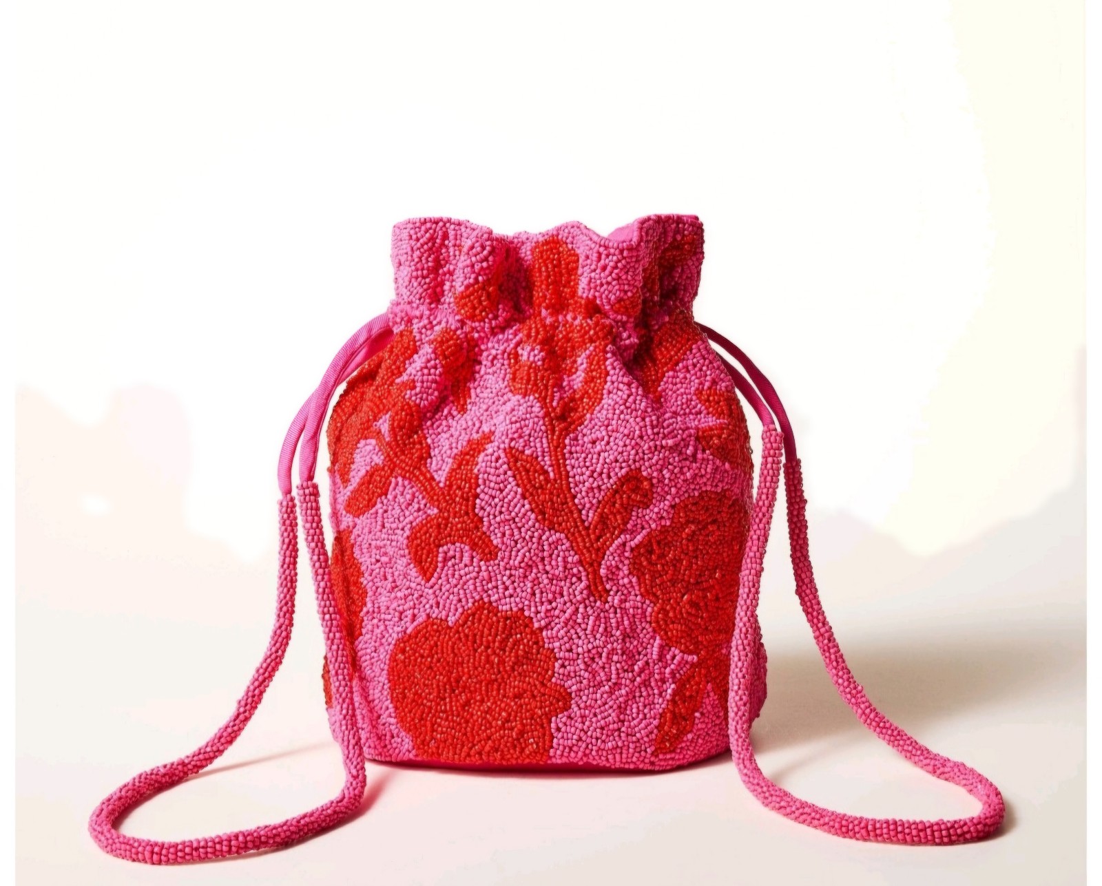 Beaded classic Rose Drawstring bucket bag- Kate Spade New York x Target