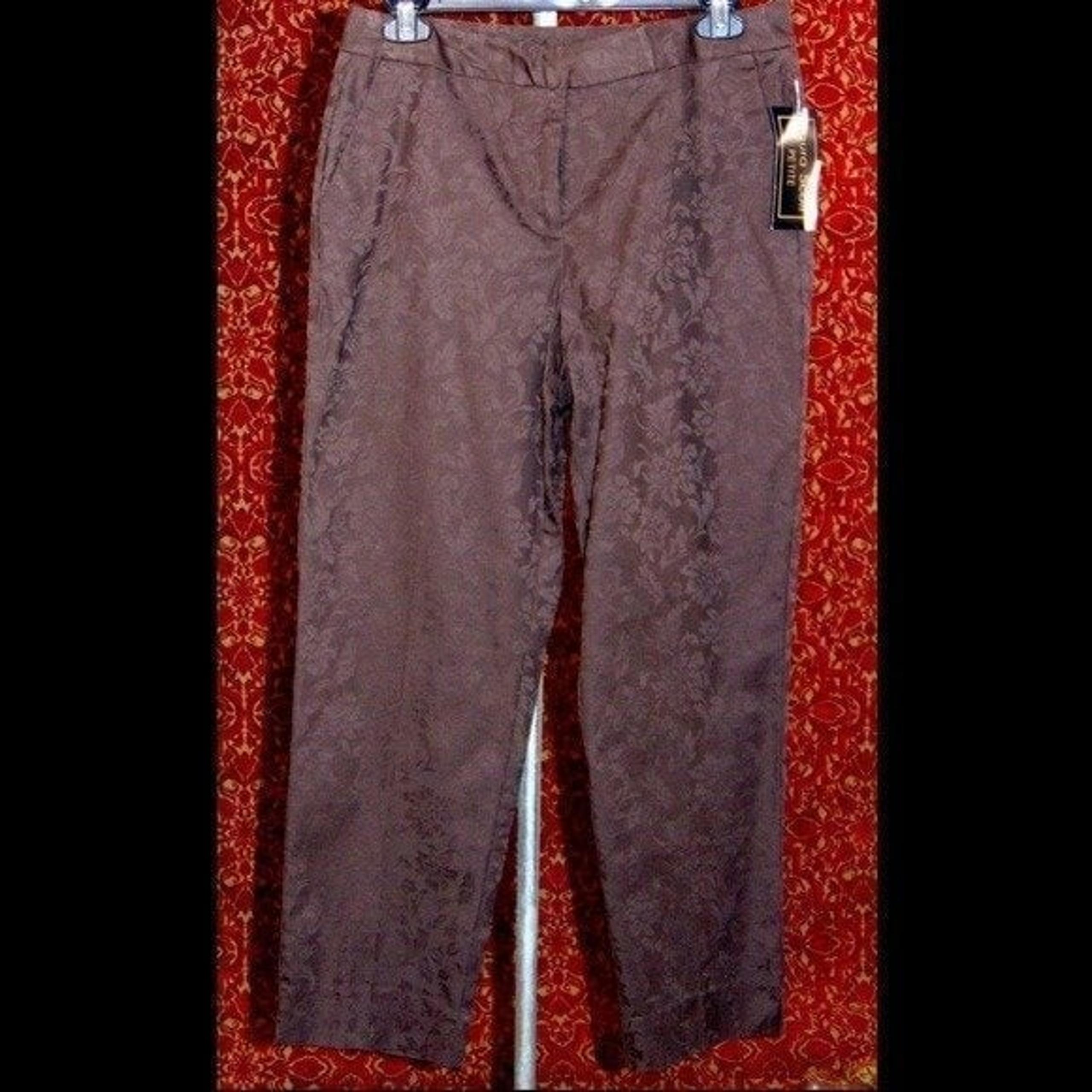 NEW LAURA SCOTT cotton capri pants 8P