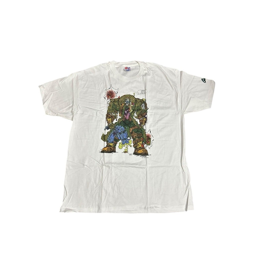 Vtg Trencher Keith Giffen 1993 Hanes Graphitti Comics XL Single Stitch NWOT