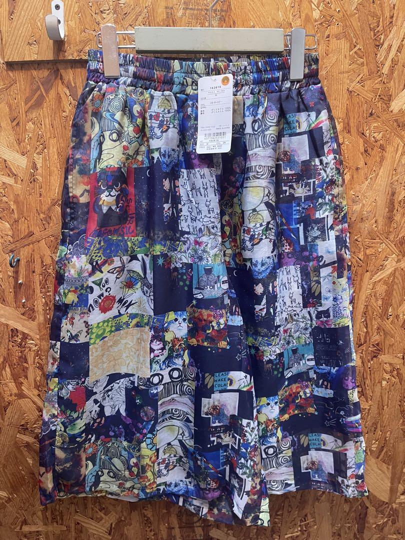 Scalar 152615: Collage Scalar-chan Pattern Organza Half Pants