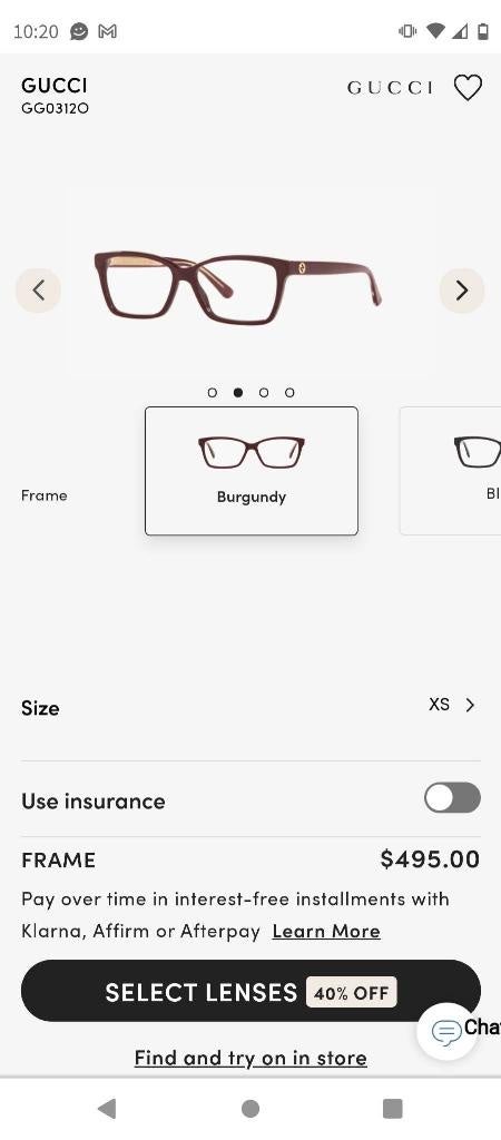 Gucci frames