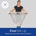 Chicco Alfa Lite Lightweight Playard - Dove (MF)