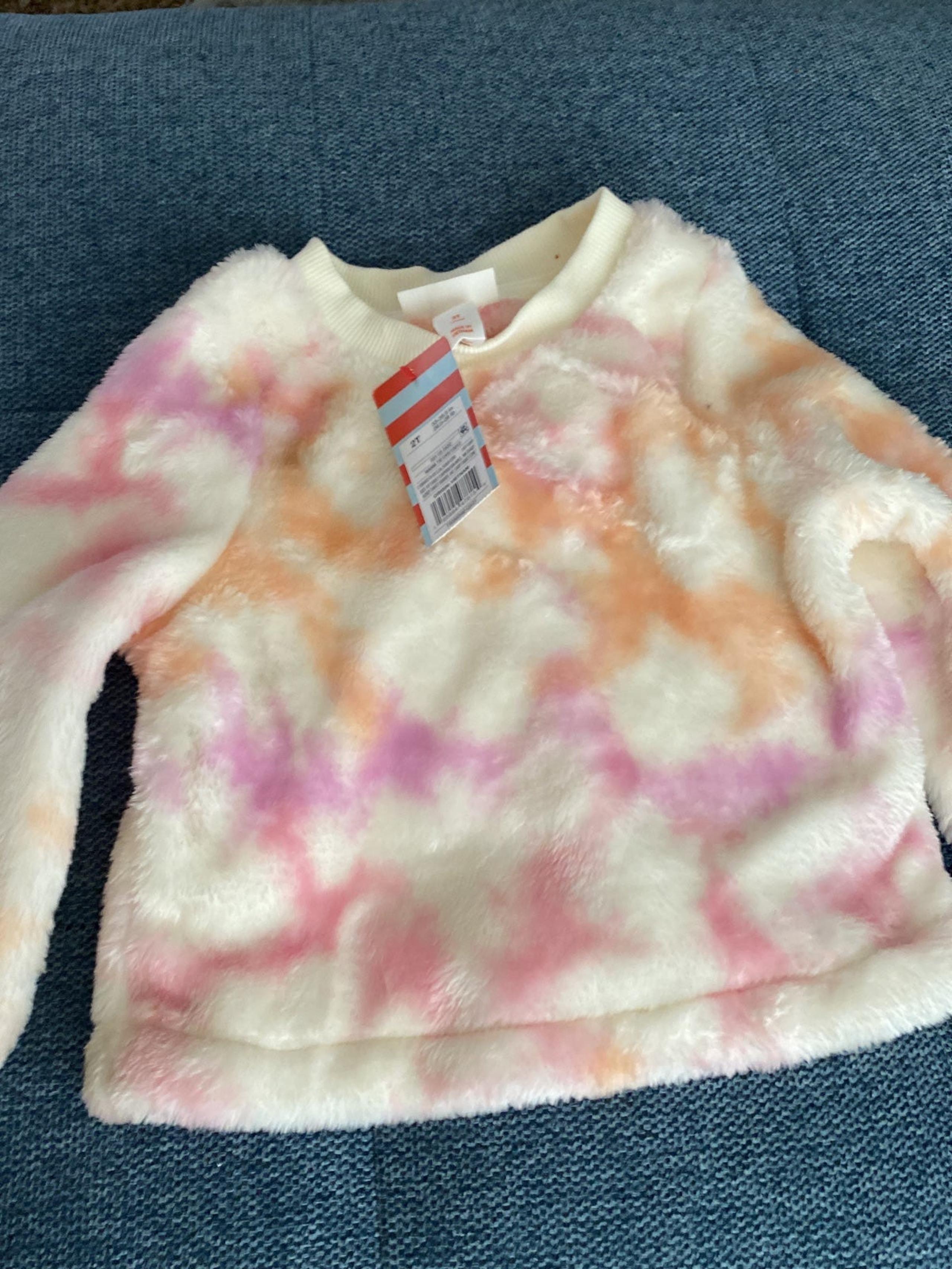 Size 2T plush sweater. New